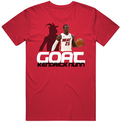 Kendrick Nunn Goat Greatest Of All Time Basketball Fan T Shirt