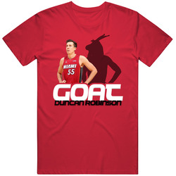 Duncan Robinson Goat Greatest Of All Time Basketball Fan T Shirt
