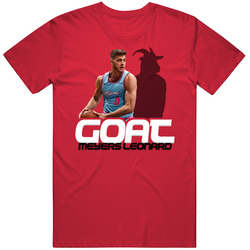 Meyers Leonard Goat Greatest Of All Time Basketball Fan T Shirt