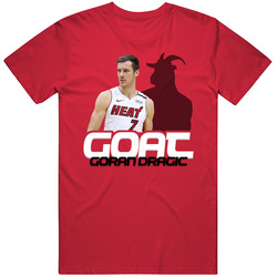 Goran Dragic Goat Greatest Of All Time Basketball Fan T Shirt