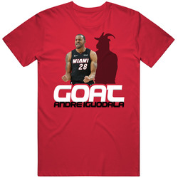 Andre Iguodala Goat Greatest Of All Time Basketball Fan T Shirt
