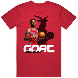 Coby White Basketball Fan Goat T Shirt