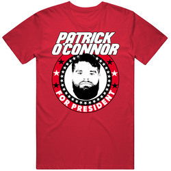 Patrick O'connor For President Football Fan T Shirt