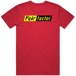 Fear Factor Logo Game Show Scary Distressed T Shirt