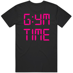 Gym Time Funny Clock Workout Fitness T Shirt