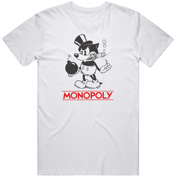 Micky Mouse Funny Monoply Bomb T Shirt