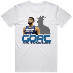 Karl-anthony Towns Goat Greatest Of All Time Basketball Player Fan T S
