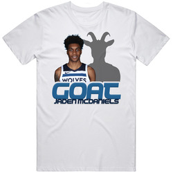 Jaden Mcdaniels Goat Greatest Of All Time Basketball Player Fan T Shir