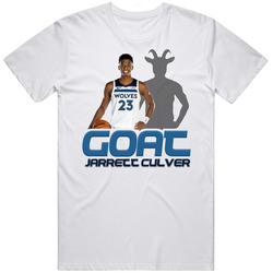 Jarrett Culver Goat Greatest Of All Time Basketball Player Fan T Shirt