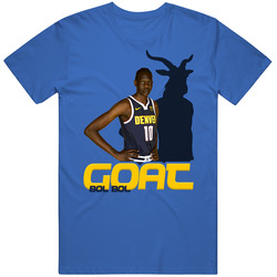 Bol Bol Basketball Fan Goat T Shirt