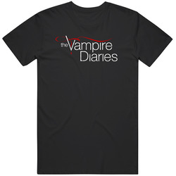 The Vampire Diaries Logo Distressed Cool Fan Tv Series T Shirt