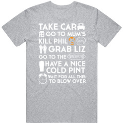 Shaun Of The Dead The Plan Tv Show Fan T Shirt