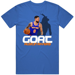 Austin Rivers Goat Greatest Of All Time Basketball Player Fan T Shirt