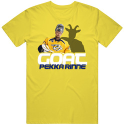 Pekka Rinne Goat Greatest Of All Time Hockey Player Fan T Shirt