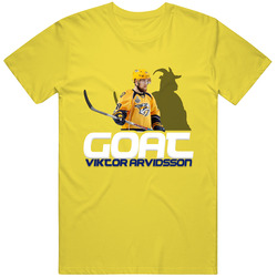 Viktor Arvidsson Goat Greatest Of All Time Hockey Player Fan T Shirt