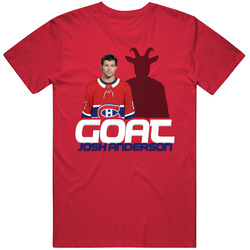 Josh Anderson Goat Greatest Of All Time Hockey Player Fan T Shirt