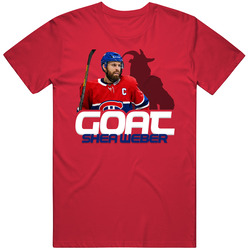 Shea Weber Goat Greatest Of All Time Hockey Player Fan T Shirt