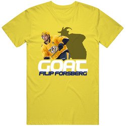 Filip Forsberg Goat Greatest Of All Time Hockey Player Fan T Shirt
