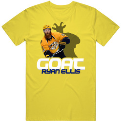 Ryan Ellis Goat Greatest Of All Time Hockey Player Fan T Shirt