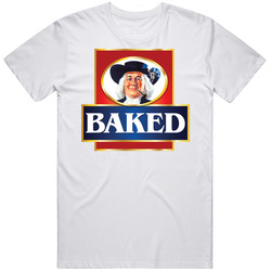Baked Quaker Oats Parody Cannabis Marijuana Smoking Fan T Shirt