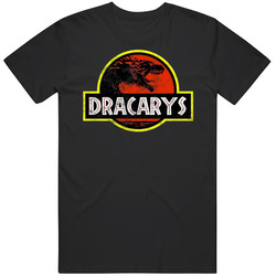 Dracarys Game Of Thrones Dragon Parody Logo Worn Look T Shirt