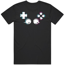 Play Station Game Controller Glitched Funny T Shirt