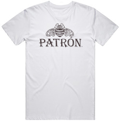 Patron Bee Logo Simple Distressed Alcohol T Shirt