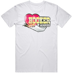 Hooker Headers Motorcycle Die-cut Sign Summit Racing Distressed T Shir