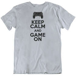 Keep Calm And Game On Gamer Funny T Shirt
