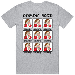 Current Mood Grumpy Dwarf Emotion Funny T Shirt