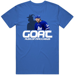 Auston Matthews Goat Greatest Of All Time Hockey Player Fan T Shirt