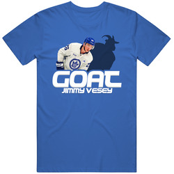 Jimmy Vesey Goat Greatest Of All Time Hockey Player Fan T Shirt