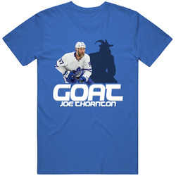 Joe Thornton Goat Greatest Of All Time Hockey Player Fan T Shirt