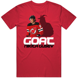 Nikita Gusev Goat Greatest Of All Time Hockey Player Fan T Shirt