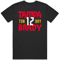 Tampa Brady 12 Football T Shirt