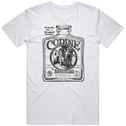 Remedy For A Drugged Market Codine Vintage Distressed Bottle T Shirt