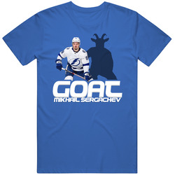 Mikhail Sergachev Goat Greatest Of All Time Hockey Player Fan T Shirt