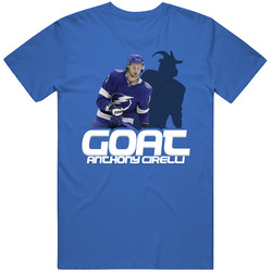 Anthony Cirelli Goat Greatest Of All Time Hockey Player Fan T Shirt