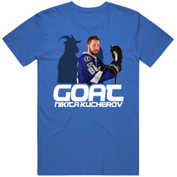 Nikita Kucherov Goat Greatest Of All Time Hockey Player Fan T Shirt
