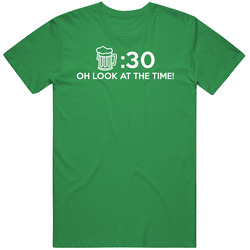 Beer 30 Oh Look At The Time Funny Irish Saint Patricks Day Drinking T 