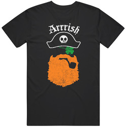 Arrrish Irish Pirate St Patricks Day Funny T Shirt
