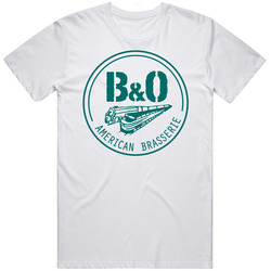 B&o American Brasserie Popular Baltimore Restaurant Food T Shirt