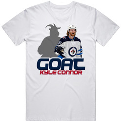 Kyle Connor Goat Greatest Of All Time Hockey Player Fan T Shirt