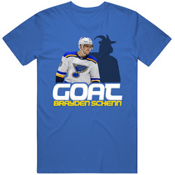Brayden Schenn Goat Greatest Of All Time Hockey Player Fan T Shirt