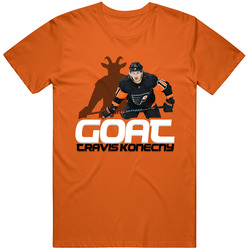 Travis Konecny Goat Greatest Of All Time Hockey Player Fan T Shirt