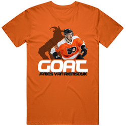 James Van Riemsdyk Goat Greatest Of All Time Hockey Player Fan T Shirt