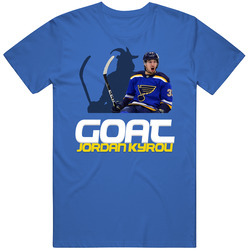 Jordan Kyrou Goat Greatest Of All Time Hockey Player Fan T Shirt