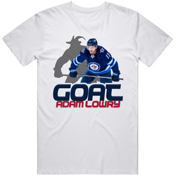 Adam Lowry Goat Greatest Of All Time Hockey Player Fan T Shirt