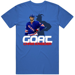 Chris Kreider Goat Greatest Of All Time Hockey Player Fan T Shirt