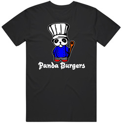 Panda Burgers Restaurant El Paso Logo T Shirt